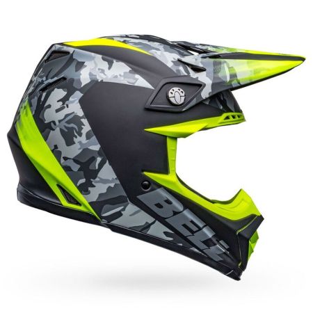 Bell BELL MOTO-9 MIPS Venom cross buksisak matt fekete/camo/flu citrom 2024