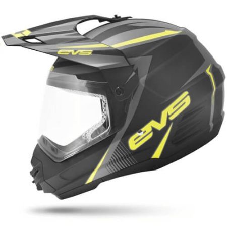 EVS EVS T5 VENTURE DS enduro sisak fekete/fluo