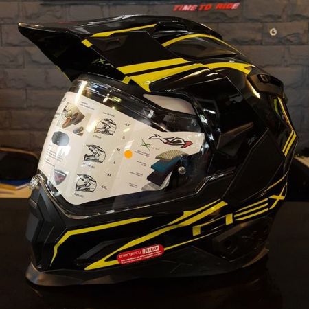 Nexx NEXX X.D1 Voyager speed/enduro buksisak fekete/fluo citrom