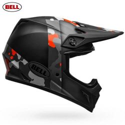  Bell BELL MX-9 MIPS Presence Camo cross buksisak fekete/narancs/szrke terep