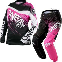  O'Neal O'NEAL Element Racewear fekete/pink/fehr ni cross szett