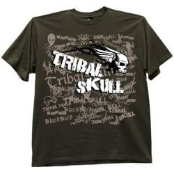  BlackBird Tribal Skull Blackbird Tribal Skull